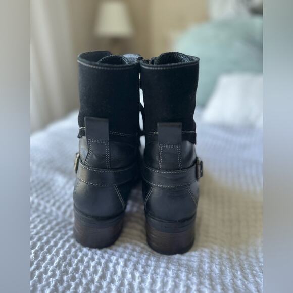 Taos Crave Leather Boots Size 39 Black - Picture 9 of 11